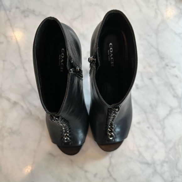 Coach Open Toe Heel Boot - Picture 5 of 11